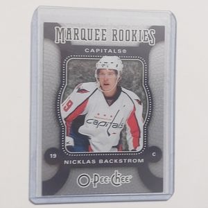 Nicklas Backstrom Marquee Rookies 2007/08 Rookie Card #598 Washington Capitals